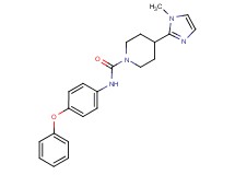 4-(1-methyl-1H-imidazol-2-yl)-N-(4-phenoxyphenyl)-1-piperidinecarboxamide