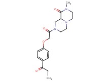 2-methyl-8-[(4-propionylphenoxy)acetyl]hexahydro-2H-pyrazino[1,2-a]pyrazin-1(6H)-one