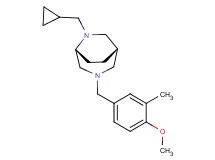 (1S*,5R*)-6-(cyclopropylmethyl)-3-(4-methoxy-3-methylbenzyl)-3,6-diazabicyclo[3.2.2]nonane