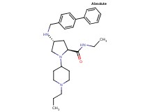 (4R)-4-[(4-biphenylylmethyl)amino]-N-ethyl-1-(1-propyl-4-piperidinyl)-L-prolinamide