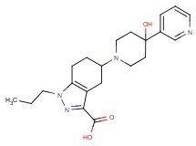 5-(4-hydroxy-4-pyridin-3-ylpiperidin-1-yl)-1-propyl-4,5,6,7-tetrahydro-1H-indazole-3-carboxylic acid