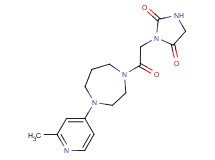 3-{2-[4-(2-methyl-4-pyridinyl)-1,4-diazepan-1-yl]-2-oxoethyl}-2,4-imidazolidinedione