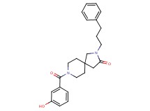 8-(3-hydroxybenzoyl)-2-(3-phenylpropyl)-2,8-diazaspiro[4.5]decan-3-one