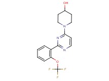 1-{2-[2-(trifluoromethoxy)phenyl]pyrimidin-4-yl}piperidin-4-ol