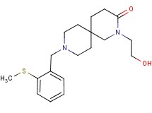 2-(2-hydroxyethyl)-9-[2-(methylthio)benzyl]-2,9-diazaspiro[5.5]undecan-3-one