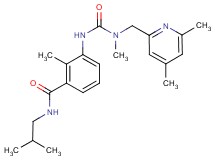 3-({[[(4,6-dimethylpyridin-2-yl)methyl](methyl)amino]carbonyl}amino)-N-isobutyl-2-methylbenzamide
