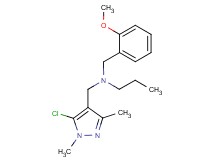N-[(5-chloro-1,3-dimethyl-1H-pyrazol-4-yl)methyl]-N-(2-methoxybenzyl)propan-1-amine