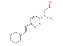 2-[{6-[(E)-2-cyclohexylvinyl]pyridazin-3-yl}(methyl)amino]ethanol