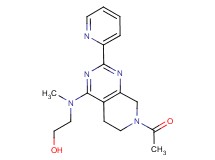 2-[(7-acetyl-2-pyridin-2-yl-5,6,7,8-tetrahydropyrido[3,4-d]pyrimidin-4-yl)(methyl)amino]ethanol