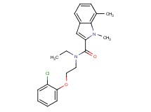 N-[2-(2-chlorophenoxy)ethyl]-N-ethyl-1,7-dimethyl-1H-indole-2-carboxamide