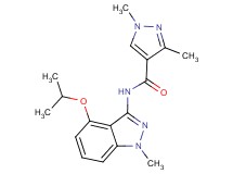 N-(4-isopropoxy-1-methyl-1H-indazol-3-yl)-1,3-dimethyl-1H-pyrazole-4-carboxamide