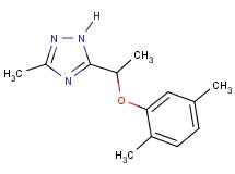 5-[1-(2,5-dimethylphenoxy)ethyl]-3-methyl-1H-1,2,4-triazole