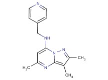 2,3,5-trimethyl-N-(pyridin-4-ylmethyl)pyrazolo[1,5-a]pyrimidin-7-amine