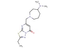 7-{[4-(dimethylamino)-1-azepanyl]methyl}-2-ethyl-5H-[1,3,4]thiadiazolo[3,2-a]pyrimidin-5-one