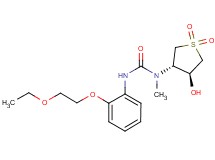 N'-[2-(2-ethoxyethoxy)phenyl]-N-[(3S*,4S*)-4-hydroxy-1,1-dioxidotetrahydro-3-thienyl]-N-methylurea
