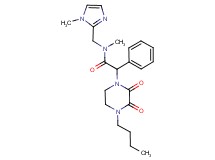 2-(4-butyl-2,3-dioxopiperazin-1-yl)-N-methyl-N-[(1-methyl-1H-imidazol-2-yl)methyl]-2-phenylacetamide