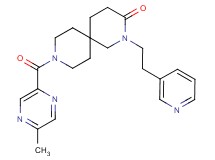 9-[(5-methylpyrazin-2-yl)carbonyl]-2-(2-pyridin-3-ylethyl)-2,9-diazaspiro[5.5]undecan-3-one
