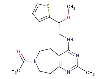 7-acetyl-N-[2-methoxy-2-(2-thienyl)ethyl]-2-methyl-6,7,8,9-tetrahydro-5H-pyrimido[4,5-d]azepin-4-amine