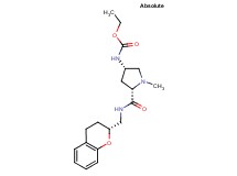 ethyl [(3S,5S)-5-({[(2R)-3,4-dihydro-2H-chromen-2-ylmethyl]amino}carbonyl)-1-methylpyrrolidin-3-yl]carbamate