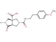 (3aR*,6aS*)-5-({[2-(4-methoxyphenyl)ethyl]amino}carbonyl)-1-oxohexahydropyrrolo[3,4-c]pyrrole-3a(1H)-carboxylic acid