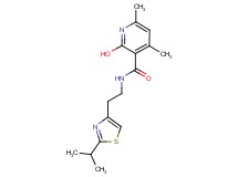 2-hydroxy-N-[2-(2-isopropyl-1,3-thiazol-4-yl)ethyl]-4,6-dimethylnicotinamide