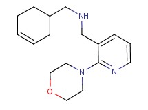 (3-cyclohexen-1-ylmethyl){[2-(4-morpholinyl)-3-pyridinyl]methyl}amine