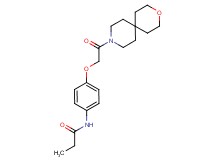 N-{4-[2-(3-oxa-9-azaspiro[5.5]undec-9-yl)-2-oxoethoxy]phenyl}propanamide