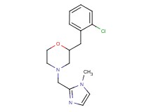 2-(2-chlorobenzyl)-4-[(1-methyl-1H-imidazol-2-yl)methyl]morpholine