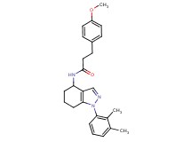 N-[1-(2,3-dimethylphenyl)-4,5,6,7-tetrahydro-1H-indazol-4-yl]-3-(4-methoxyphenyl)propanamide