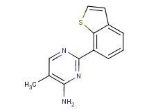2-(1-benzothien-7-yl)-5-methyl-4-pyrimidinamine trifluoroacetate
