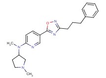 N-methyl-N-(1-methyl-3-pyrrolidinyl)-5-[3-(3-phenylpropyl)-1,2,4-oxadiazol-5-yl]-2-pyridinamine