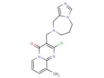 2-chloro-3-(6,7-dihydro-5H-imidazo[1,5-a][1,4]diazepin-8(9H)-ylmethyl)-9-methyl-4H-pyrido[1,2-a]pyrimidin-4-one