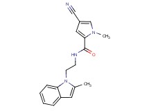 4-cyano-1-methyl-N-[2-(2-methyl-1H-indol-1-yl)ethyl]-1H-pyrrole-2-carboxamide