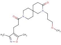 9-[3-(3,5-dimethylisoxazol-4-yl)propanoyl]-2-(3-methoxypropyl)-2,9-diazaspiro[5.5]undecan-3-one