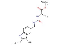 methyl (2S)-2-[({[(2-ethyl-3-methyl-1H-indol-5-yl)methyl]amino}carbonyl)amino]propanoate