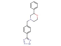 2-phenyl-4-[4-(2H-tetrazol-5-yl)benzyl]morpholine