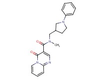 N-methyl-4-oxo-N-[(1-phenyl-3-pyrrolidinyl)methyl]-4H-pyrido[1,2-a]pyrimidine-3-carboxamide