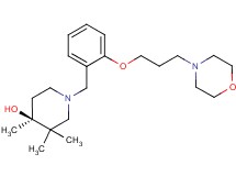 (4S*)-3,3,4-trimethyl-1-[2-(3-morpholin-4-ylpropoxy)benzyl]piperidin-4-ol