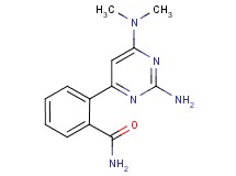 2-[2-amino-6-(dimethylamino)pyrimidin-4-yl]benzamide