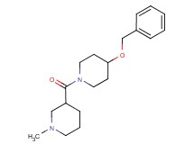 3-{[4-(benzyloxy)-1-piperidinyl]carbonyl}-1-methylpiperidine