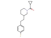 1-(cyclopropylcarbonyl)-3-[2-(4-fluorophenyl)ethyl]piperidine
