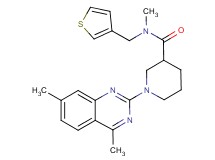 1-(4,7-dimethyl-2-quinazolinyl)-N-methyl-N-(3-thienylmethyl)-3-piperidinecarboxamide