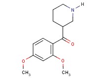 (2,4-dimethoxyphenyl)(3-piperidinyl)methanone hydrochloride