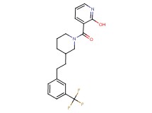 3-[(3-{2-[3-(trifluoromethyl)phenyl]ethyl}-1-piperidinyl)carbonyl]-2-pyridinol