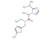 N-ethyl-2-(2-isopropyl-1H-imidazol-1-yl)-N-[(5-methyl-2-furyl)methyl]propanamide
