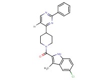 5-chloro-3-methyl-2-{[4-(2-phenyl-4-pyrimidinyl)-1-piperidinyl]carbonyl}-1H-indole