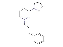 1-(3-phenylpropyl)-3-(1-pyrrolidinyl)piperidine