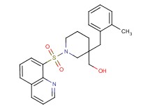 [3-(2-methylbenzyl)-1-(8-quinolinylsulfonyl)-3-piperidinyl]methanol