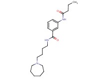N-(4-azepan-1-ylbutyl)-3-(butyrylamino)benzamide