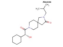 8-[(2R)-2-cyclohexyl-2-hydroxyacetyl]-2-isobutyl-2,8-diazaspiro[4.5]decan-3-one